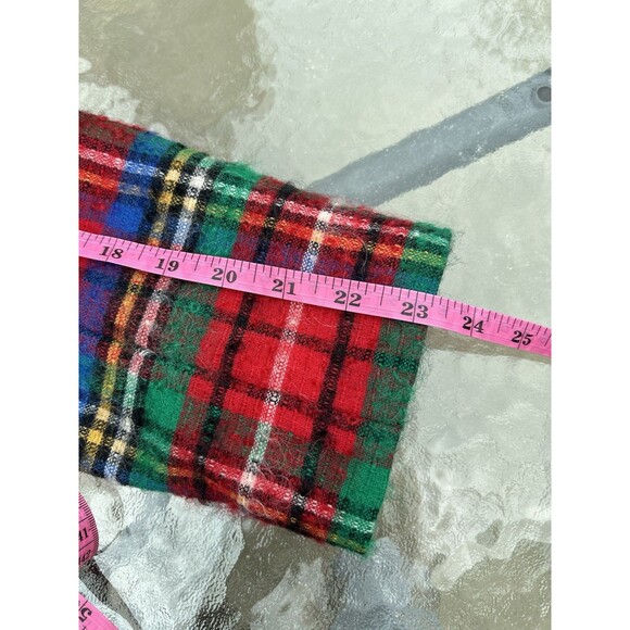 Vtg Pendleton Virgin Wool Blazer Jacket Womens Red Plaid Made USA 10 M Holiday - Picture 8 of 9